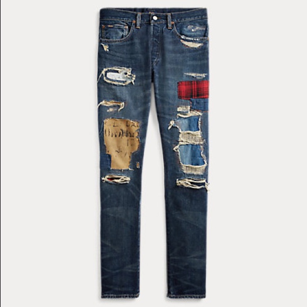 Polo Ralph Lauren Sullivan Slim Distressed Jeans